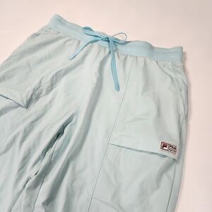 Fila Sky Blue Lined Jogger Pants With Logo